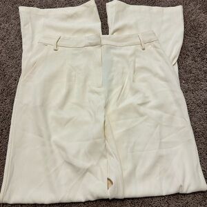 Elegant Cream Women's Pants